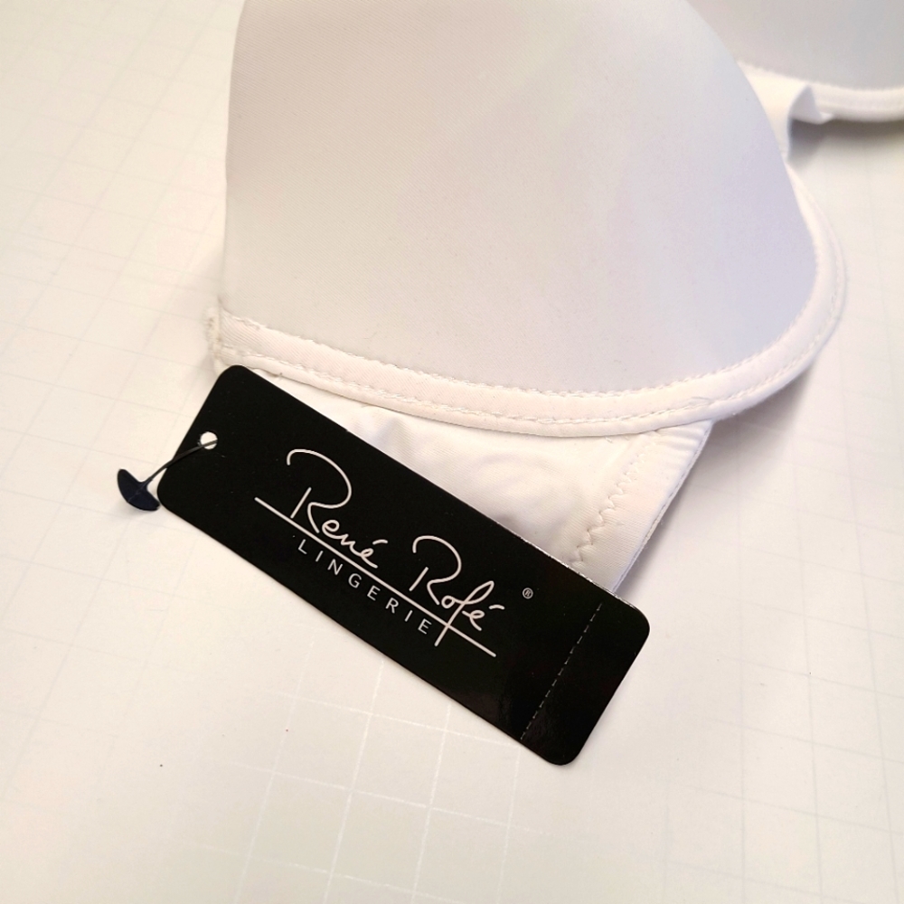 New with Tags Rene Rofe White Strapless Bra 36C - Picture 7 of 7